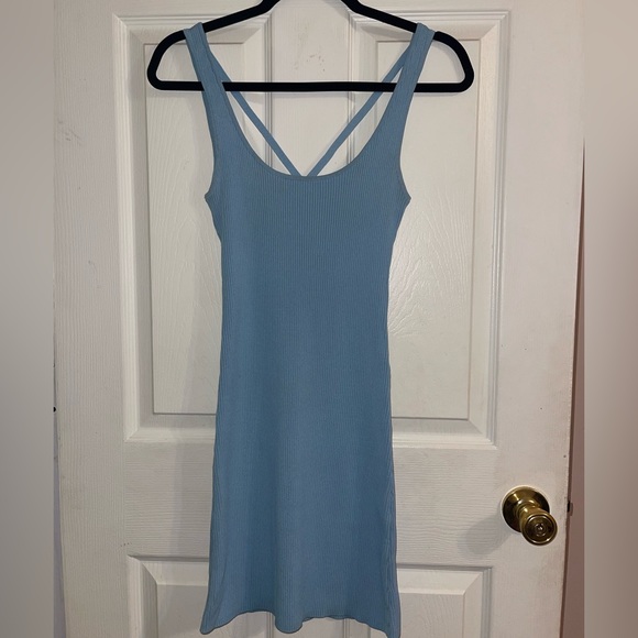 Zara Dresses Zara Light Blue Dress Poshmark